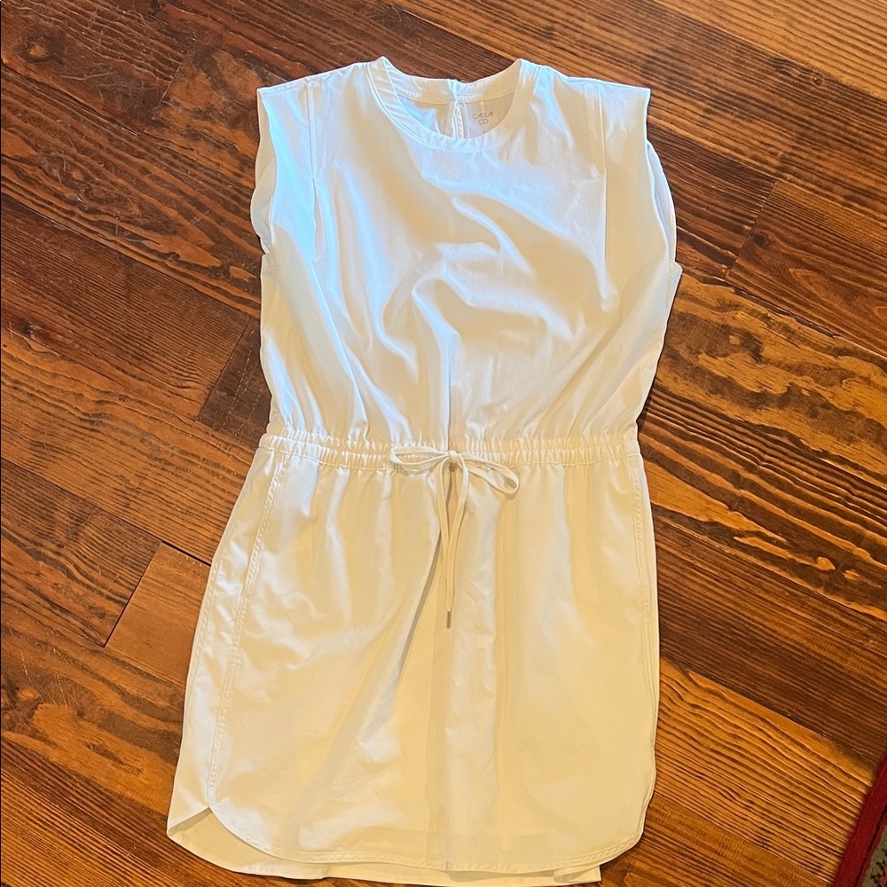 CALIA by Carrie Underwood White Sleeveless Mini Dress